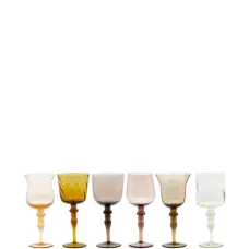 glass goblets (set of six)