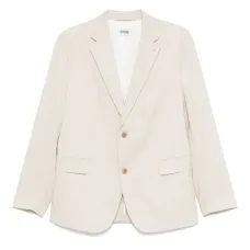 Пиджак из смесового льна