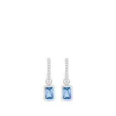 Серьги-подвески с камнями