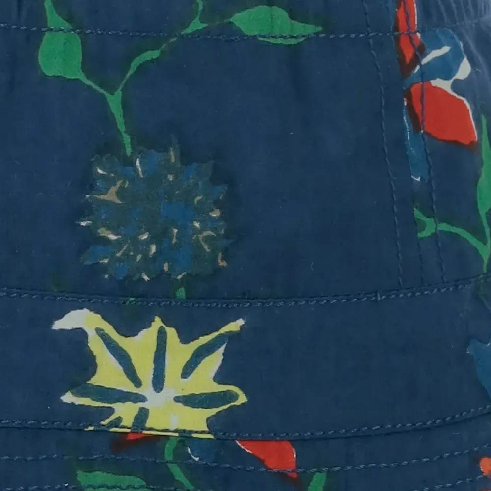 Панама с цветочным принтом