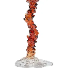 Стеклянный подсвечник Стеклянный подсвечник