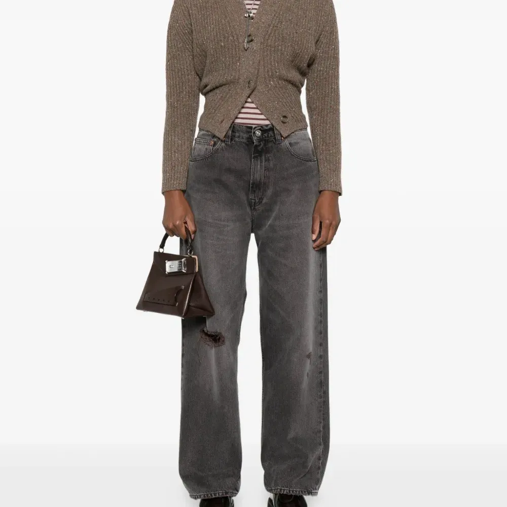 Кардиган в рубчик