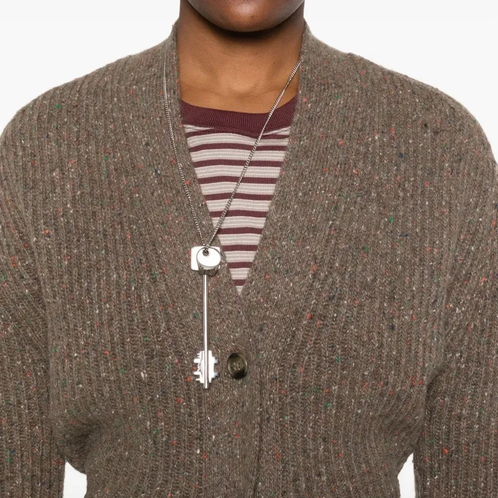 Кардиган в рубчик