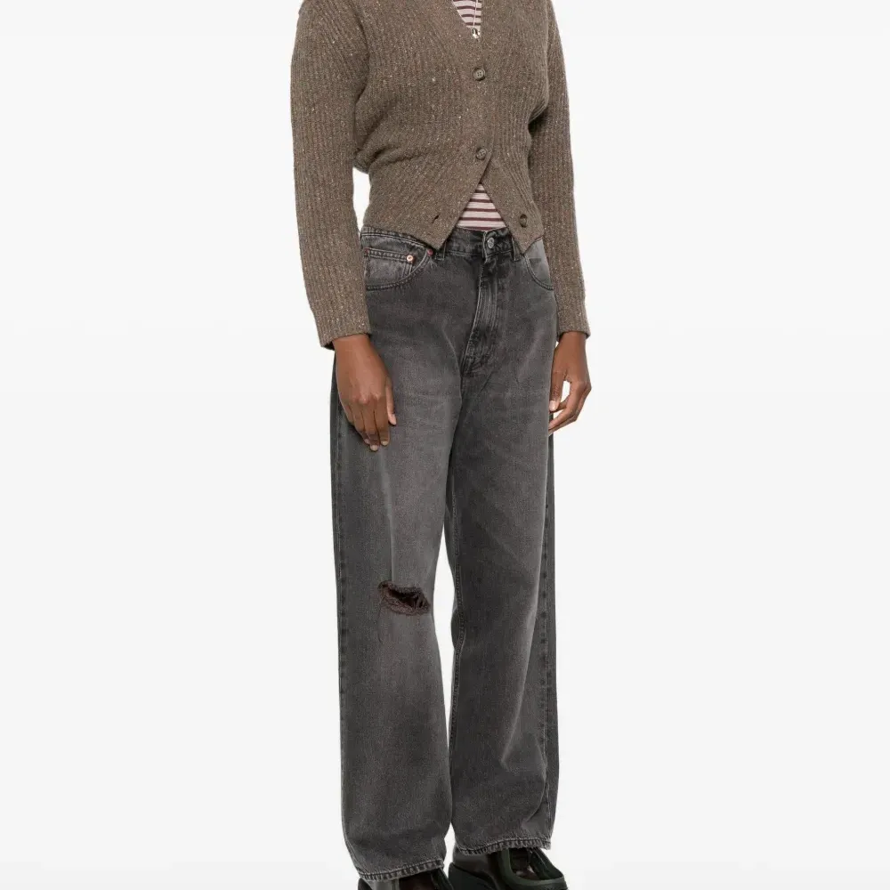 Кардиган в рубчик