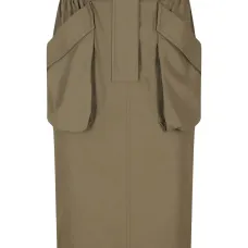 юбка миди с кулиской