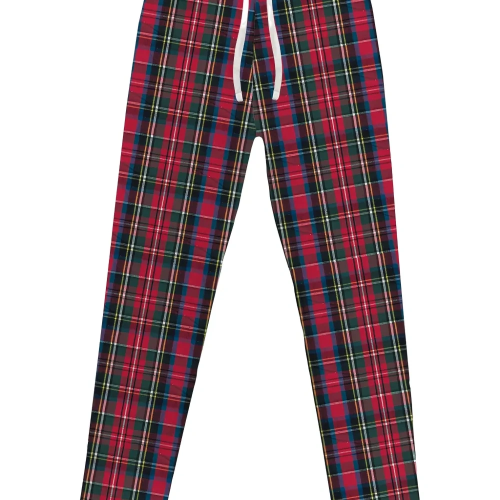 Клетчатые брюки Hypnos с кулиской