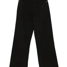 Декорированные джинсы прямого кроя