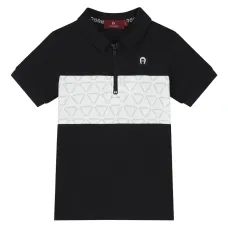 Рубашка поло на молнии