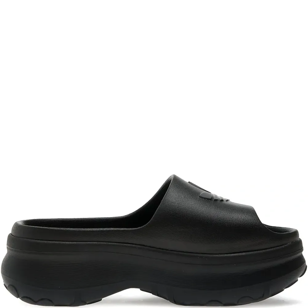 Шлепанцы Adifom Stan на платформе с тисненым логотипом