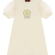 Платье с логотипом