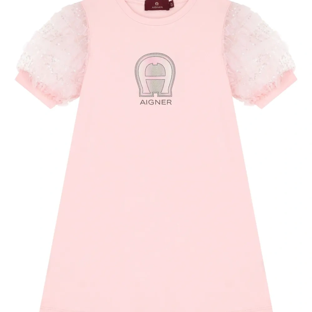 Платье с логотипом