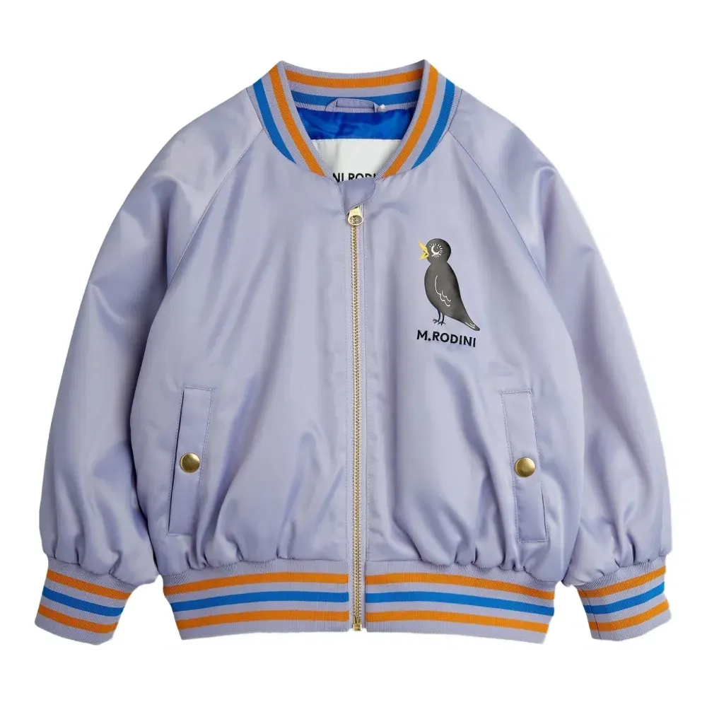 Бомбер с принтом