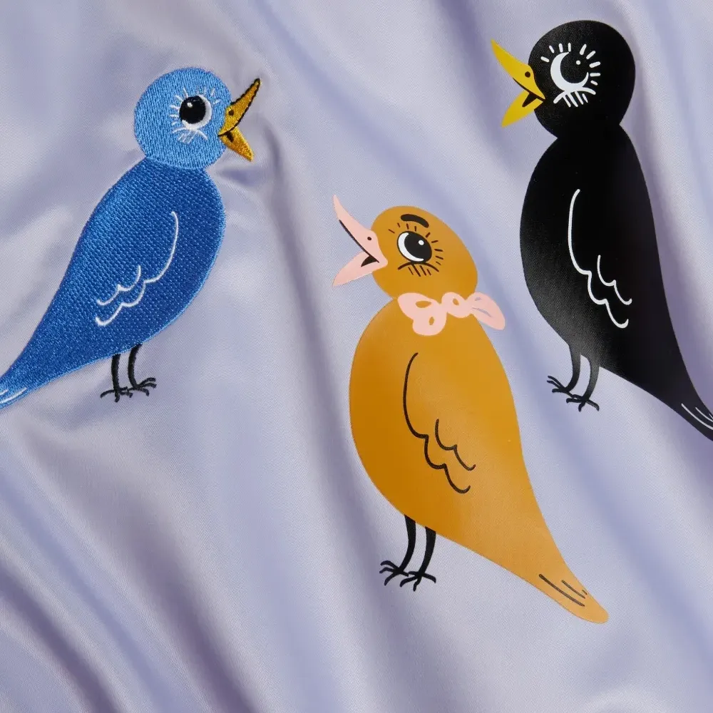 Бомбер с принтом