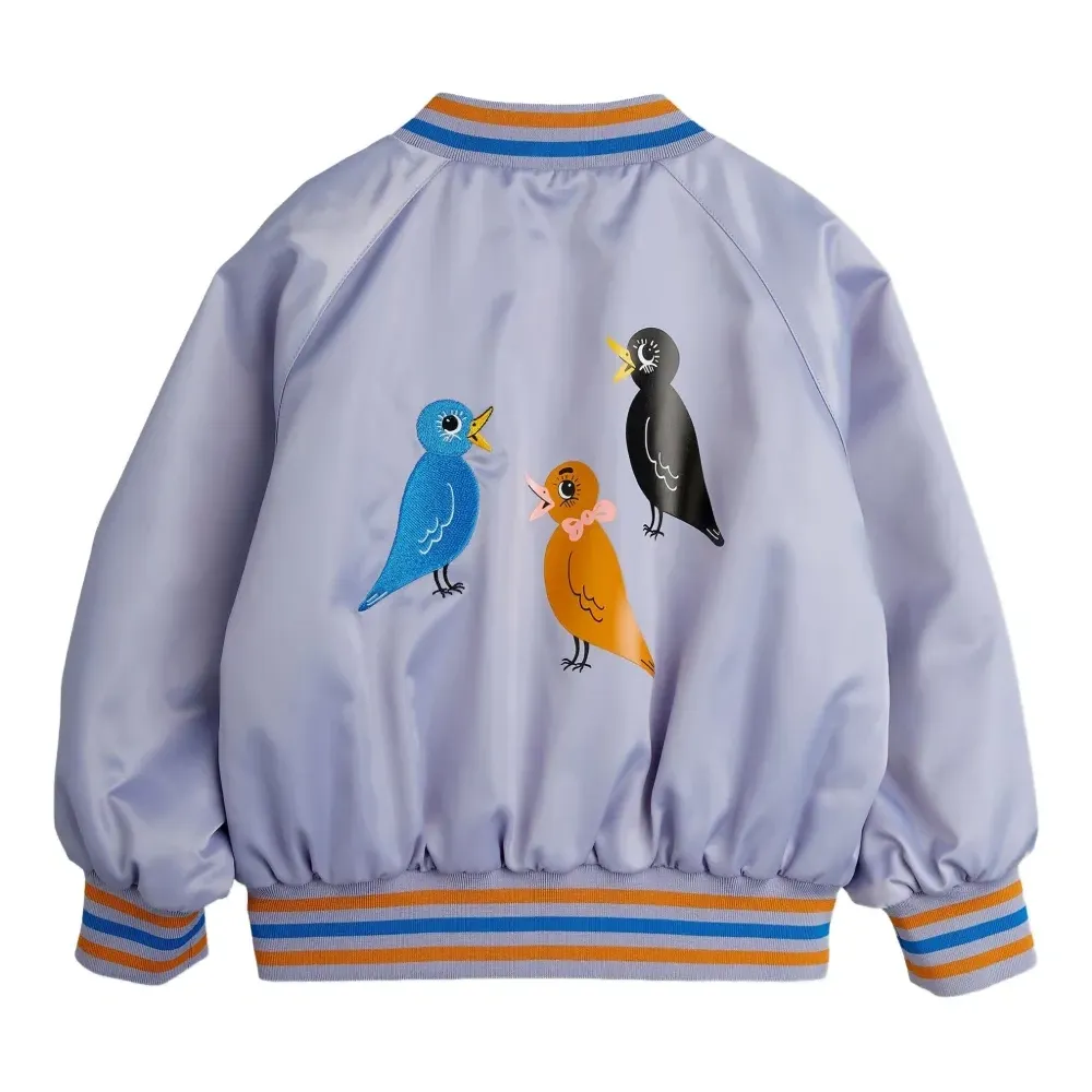 Бомбер с принтом