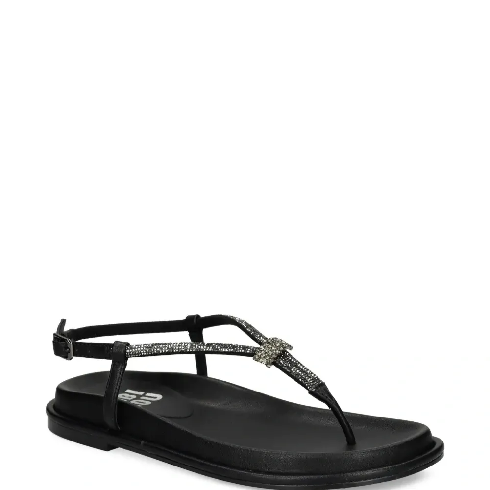 сандалии с кристаллами