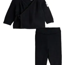 Комплект из топа и брюк тонкой вязки