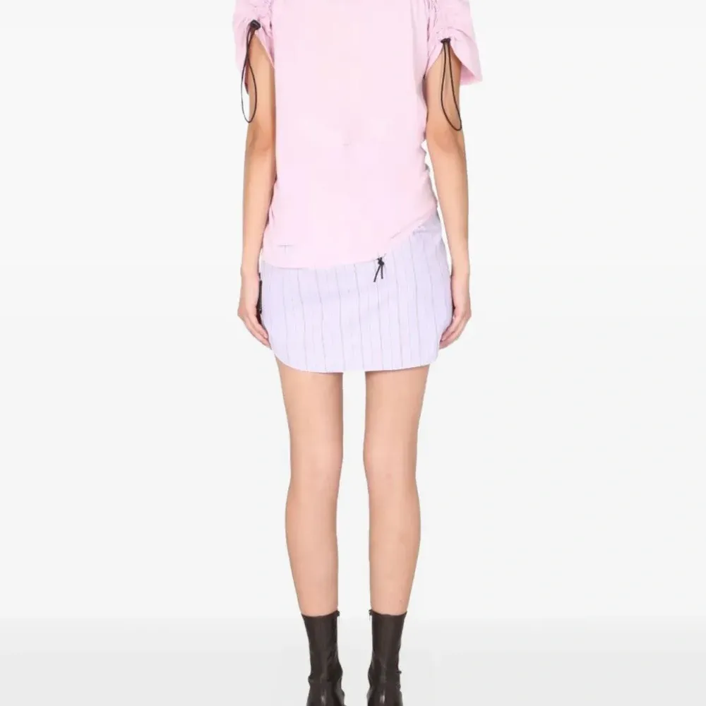 Полосатое платье с кулиской Полосатое платье с кулиской