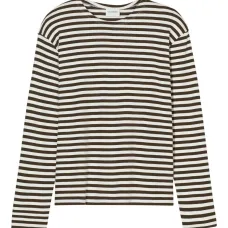 Полосатый топ с длинными рукавами Полосатый топ с длинными рукавами