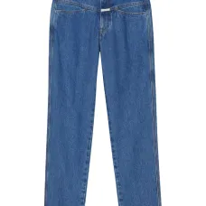 джинсы с нашивкой-логотипом