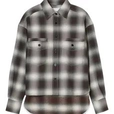 Рубашка в клетку с карманом Рубашка в клетку с карманом