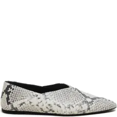 балетки со змеиным принтом