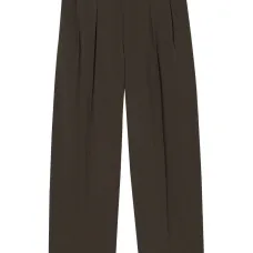 Широкие брюки со складками