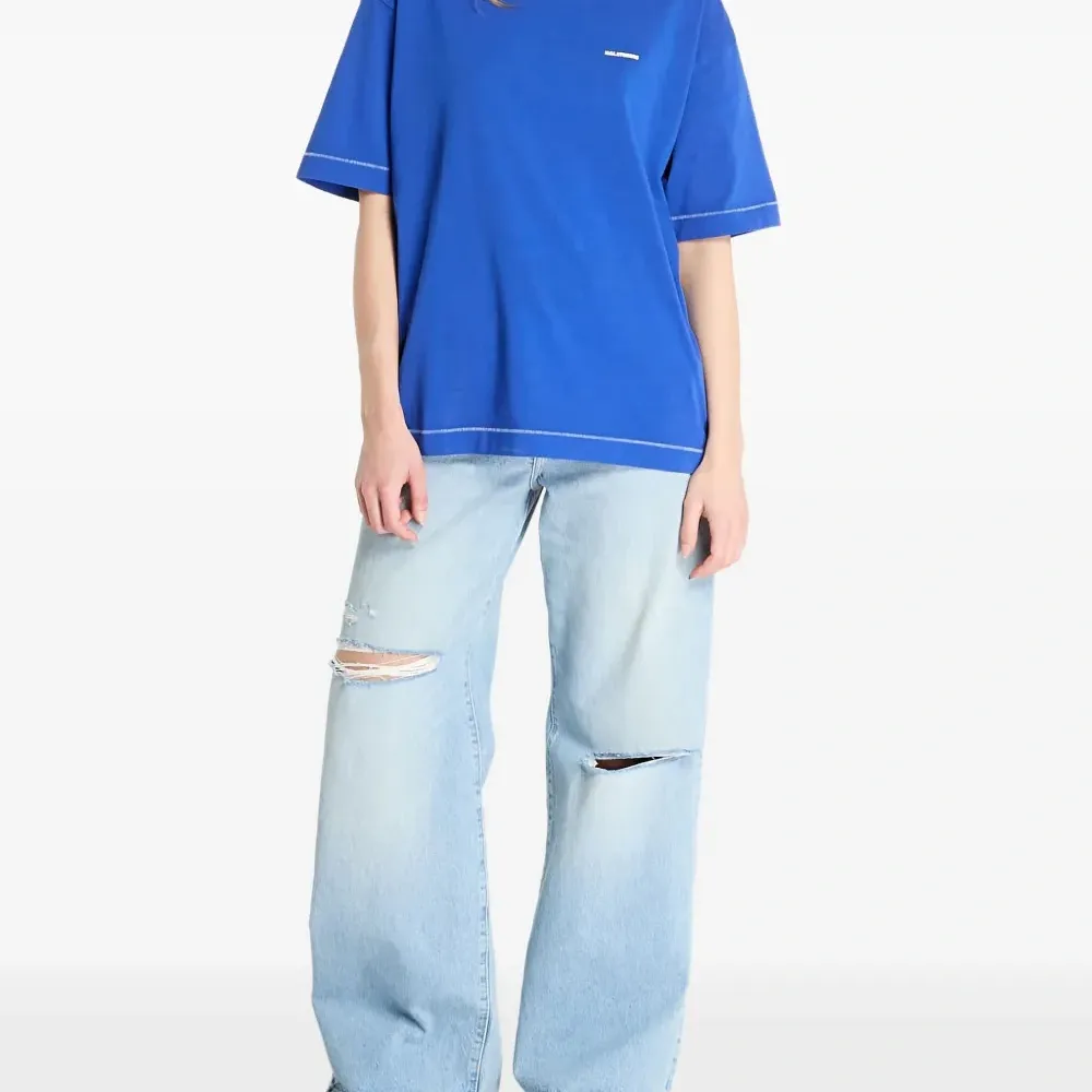 Футболка с контрастной строчкой Футболка с контрастной строчкой