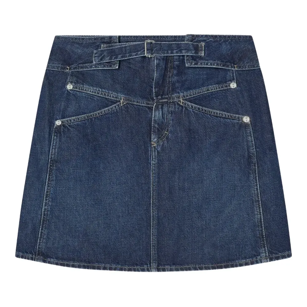 юбка мини с поясом