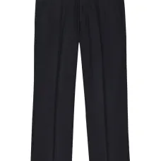 Брюки строгого кроя со складками