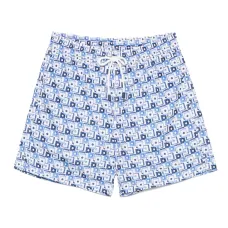 плавки-шорты с геометричным принтом плавки-шорты с геометричным принтом