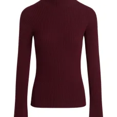 Джемпер в рубчик с высоким воротником Джемпер в рубчик с высоким воротником