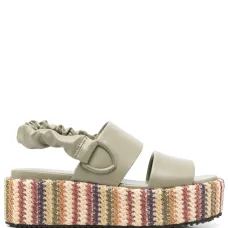 босоножки в полоску