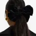 бархатная заколка для волос с бантом
