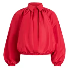 Блузка с объемными рукавами