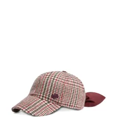 бейсболка в ломаную клетку