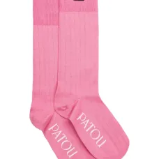 носки в рубчик с логотипом