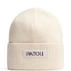 шапка бини с нашивкой-логотипом