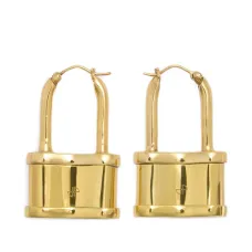 серьги-кольца с подвесками