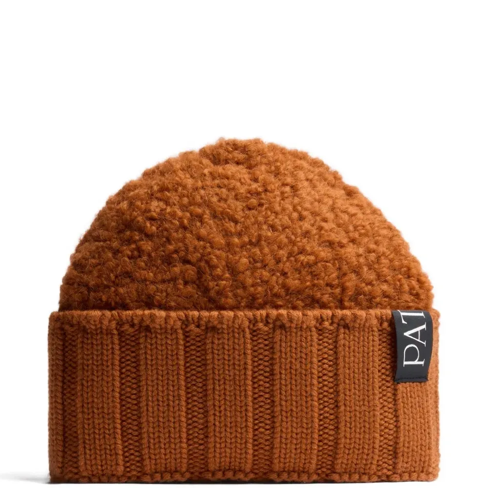 шапка бини в рубчик