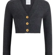 Кардиган с нашивками на локтях