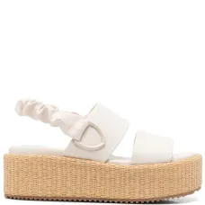 босоножки на платформе с закругленным носком