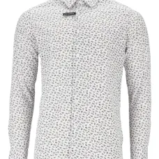 рубашка с цветочным принтом