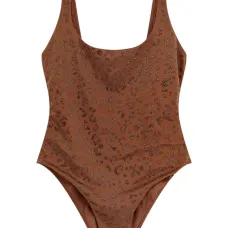 Купальник с леопардовым принтом