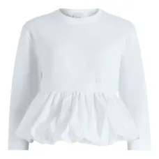 футболка с оборками