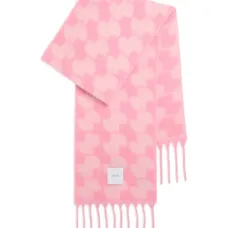 Шарф в ломаную клетку