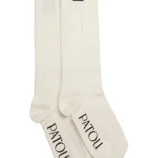 носки в рубчик с логотипом