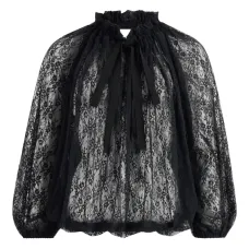 Кружевной топ с кулиской