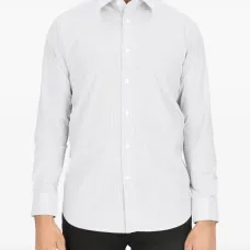 рубашка с геометричным принтом