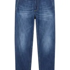 джинсы с логотипом