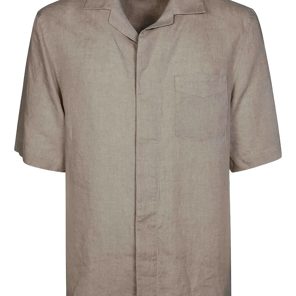 рубашка с короткими рукавами и карманом